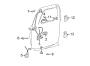 Diagram REAR DOOR. LOCK & HARDWARE. for your 2003 TOYOTA TUNDRA