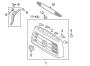 Diagram GRILLE & COMPONENTS. for your 2019 TOYOTA TUNDRA SR Extended Cab Pickup Fleetside