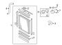 Diagram RADIATOR & COMPONENTS. for your 2020 TOYOTA TUNDRA SR5 Extended Cab Pickup Fleetside