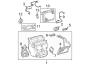 Diagram Air conditioner & heater. Evaporator components. for your TOYOTA TUNDRA