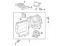 Diagram AIR CONDITIONER & HEATER. HEATER COMPONENTS. for your 2020 TOYOTA YARIS