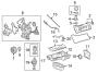 Diagram ENGINE PARTS. for your 2021 TOYOTA AVALON