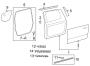 Diagram Rear door. Rear suspension. Door & components. Exterior trim. for your 2013 TOYOTA TUNDRA Base Standard Cab Pickup Fleetside 5.7L i-Force  4WD