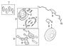 Diagram REAR SUSPENSION. BRAKE COMPONENTS. for your 2024 TOYOTA TUNDRA