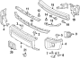 Diagram FRONT BUMPER. BUMPER & COMPONENTS. for your 2020 TOYOTA C-HR