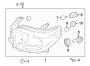 Image of Headlight (Right) image for your 2008 Toyota Sequoia   