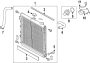 Diagram RADIATOR & COMPONENTS. for your 2020 TOYOTA TUNDRA