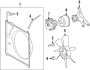 Diagram COOLING FAN. for your 2011 TOYOTA PRIUS