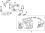 Diagram AIR CONDITIONER & HEATER. EVAPORATOR & HEATER COMPONENTS. for your TOYOTA 4RUNNER