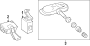 Diagram TIRE PRESSURE MONITOR COMPONENTS. for your TOYOTA