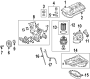 Diagram ENGINE PARTS. for your 2013 TOYOTA TACOMA Base Extended Cab Pickup Fleetside 2.7L 4WD