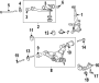 Diagram FRONT SUSPENSION. SUSPENSION COMPONENTS. for your 2008 TOYOTA RAV 4