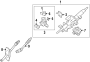Diagram STEERING COLUMN ASSEMBLY. for your TOYOTA TUNDRA