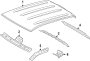 Diagram ROOF & COMPONENTS. for your 2021 TOYOTA SEQUOIA LIMITED