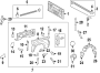 Diagram Pick up box. Bumper & components. Front & side panels. for your 2014 TOYOTA TUNDRA