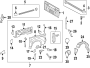 Diagram PICK UP BOX. FRONT & SIDE PANELS. for your TOYOTA