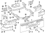 Diagram REAR BUMPER. BUMPER & COMPONENTS. for your 2013 TOYOTA LAND CRUISER