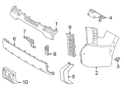 Image of Bumper Trim (Front, Upper, Lower) image for your 2023 Toyota Tundra 3.4L i-Force Max V6 FULL HYBRID EV-GAS (FHEV) A/T RWD Platinum Crew Cab Pickup Fleetside 