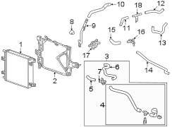 Image of Radiator image for your 2008 Toyota Tundra  Base Extended Cab Pickup Fleetside 