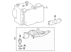 Image of ABS Hydraulic Assembly image for your 2013 Toyota Tacoma   