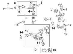 Image of Knuckle SUB - Assembly, ST. Part has related. image for your 2018 Toyota Sequoia  TRD Sport Sport Utility 