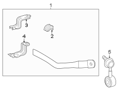 Image of Suspension Stabilizer Bar Link Kit (Front) image for your 2002 Toyota Highlander   