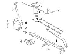 Image of Windshield Wiper Blade (Right, Front) image for your 2014 Toyota 4Runner   