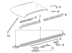 Image of Bracket, Torsion Bar. Torsion rod. image for your Toyota Tundra  