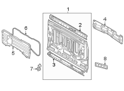 Image of Gusset, Seat Anchor. image for your 2023 Toyota Tundra 3.4L i-Force Max V6 FULL HYBRID EV-GAS (FHEV) A/T 4WD Platinum Crew Cab Pickup Fleetside 