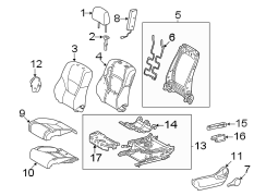 Image of Seat Track Cover image for your 2016 Toyota Yaris   