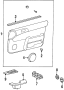 Image of Door Armrest (Front) image for your 1995 Toyota Corolla   