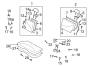 Diagram Seats & tracks. Rear seat components. for your 2004 Scion