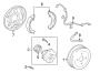 Diagram REAR SUSPENSION. BRAKE COMPONENTS. for your 2006 Scion XB