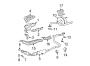 Diagram EXHAUST SYSTEM. EXHAUST COMPONENTS. MANIFOLD. for your 2025 TOYOTA