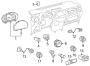 Diagram INSTRUMENT PANEL. CLUSTER & SWITCHES. for your 2014 TOYOTA