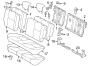 Diagram SEATS & TRACKS. REAR SEAT COMPONENTS. for your 2016 TOYOTA PRIUS