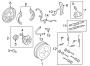 Diagram REAR SUSPENSION. BRAKE COMPONENTS. for your 2008 TOYOTA RAV 4