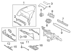 Image of Instrument Panel Molding (Upper) image for your 2002 Toyota Celica   