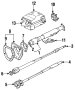 Diagram STEERING COLUMN ASSEMBLY. for your TOYOTA 4RUNNER LOW DECK,PICKUP, DELUXE 2400CC, MANUAL , 4-SPEED
