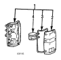 Diagram REAR LAMPS. TAIL LAMPS. for your 1988 TOYOTA 4RUNNER LOW DECK,PICKUP, DELUXE 2400CC, MANUAL , 4-SPEED