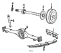 Diagram REAR SUSPENSION. SUSPENSION COMPONENTS. for your TOYOTA