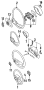 Diagram STEERING WHEEL & TRIM. for your TOYOTA 4RUNNER LOW DECK,PICKUP, DELUXE 2400CC, MANUAL , 4-SPEED