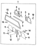 Image of Lock gasket. PACKING, BACK WINDOW. image for your 1988 Toyota 4Runner 3.0L V6 M/T SR5 Sport Utility 