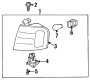 Image of Side Marker Light (Right, Front) image for your 2005 Toyota Camry  SE SEDAN 