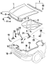 Diagram HOOD & COMPONENTS. for your 2001 TOYOTA CAMRY CE