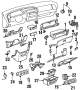 Image of HVAC Temperature Control Panel image for your 1999 Toyota Avalon   