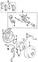 Image of Disc Brake Caliper Bracket image for your 2024 Toyota Sequoia   