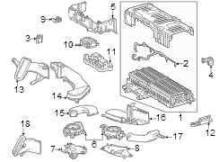 Image of Drive Motor Battery Pack Bracket (Lower) image for your Toyota