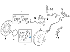 Image of Disc Brake Rotor (Front) image for your 2016 Toyota 4Runner  Trail Sport Utility 