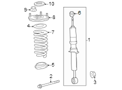 Image of Suspension Shock Absorber Mount (Front, Upper) image for your 2020 Toyota RAV4   